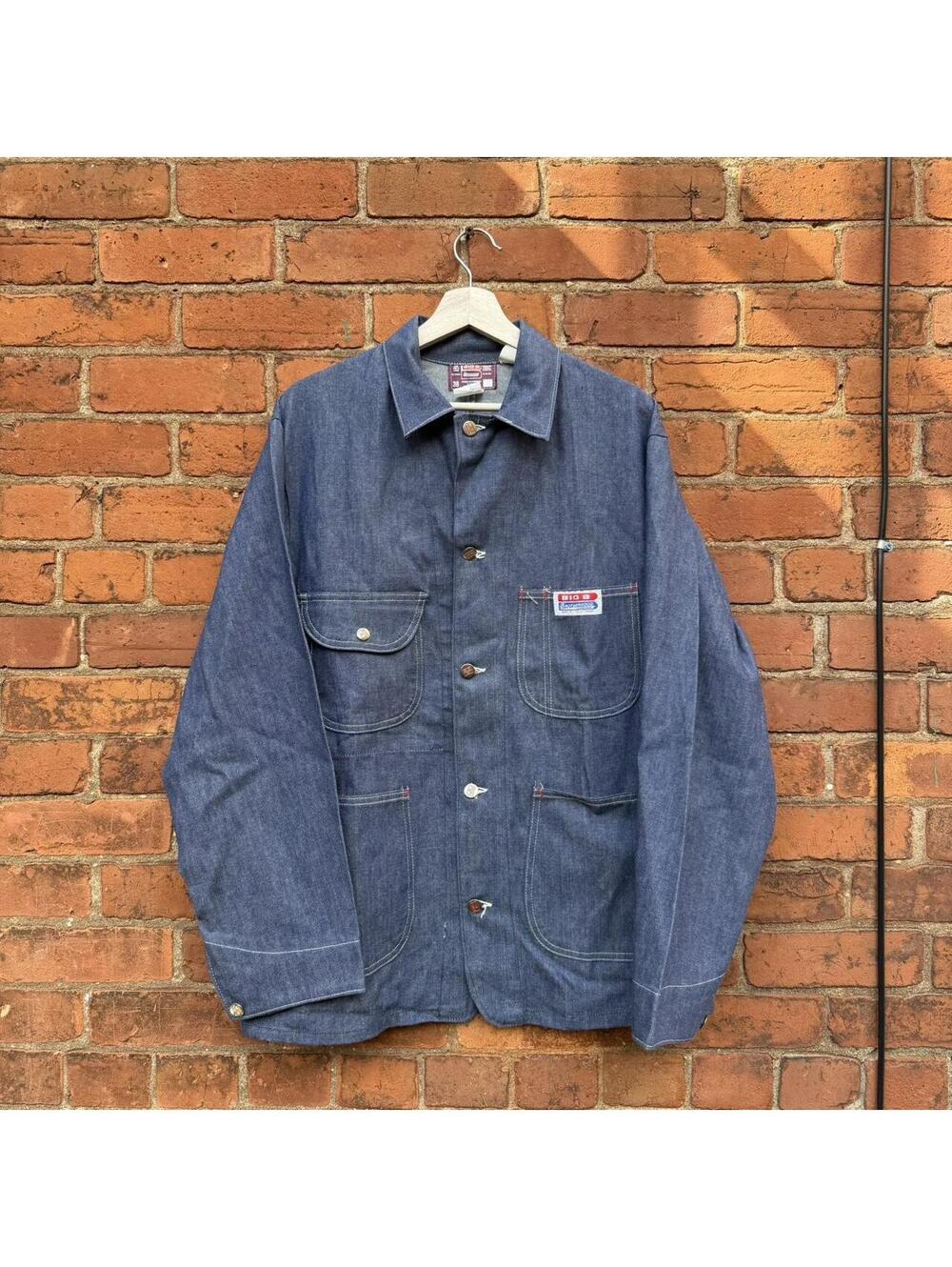 vintage Big B Brotherhood union made chore jacket 70s L/38